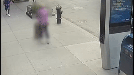 DISTURBING VIDEO: NYC woman, 92, knocked down on sidewalk