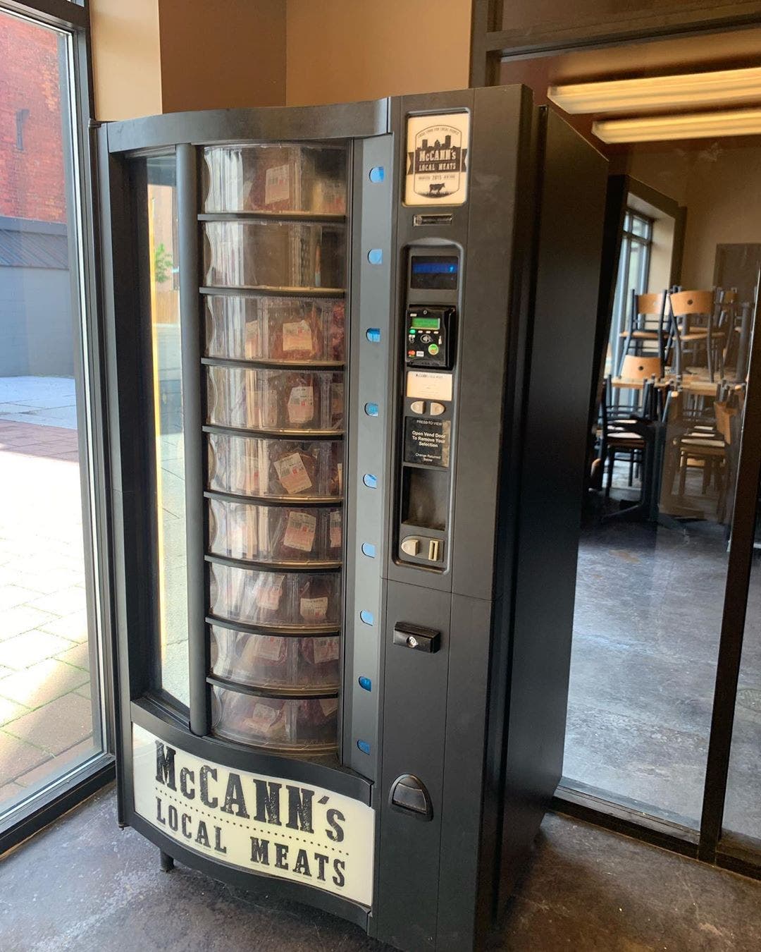 Meat deals vending machine