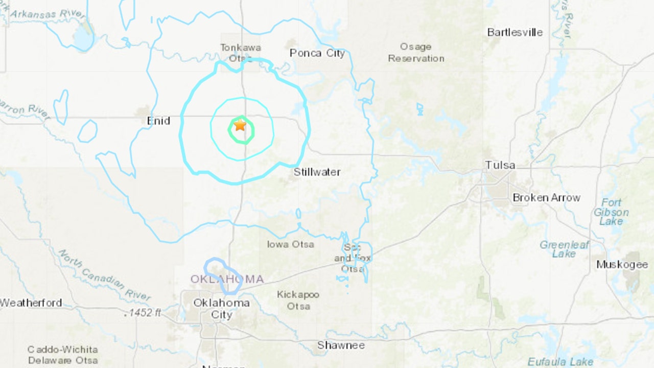 Earthquake strikes Oklahoma after Tulsa Trump rally, shaking felt