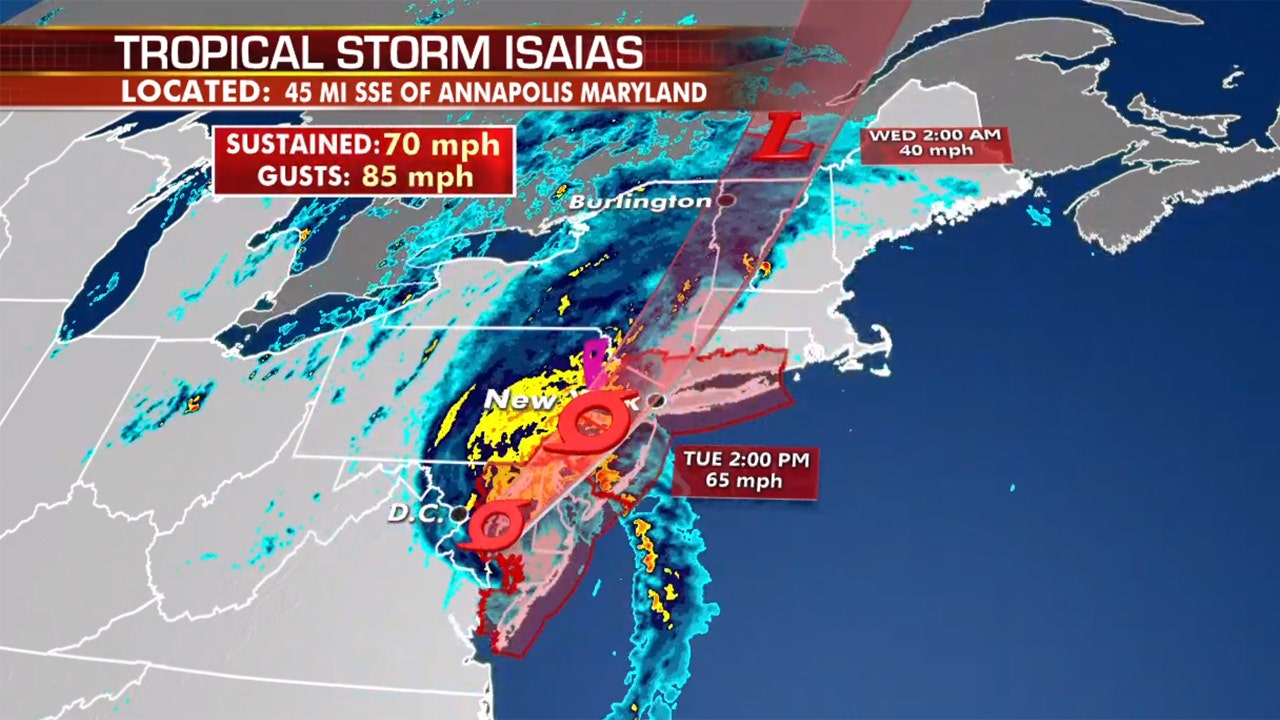 Isaias brings tornado, flash flooding threat to millions after North ...