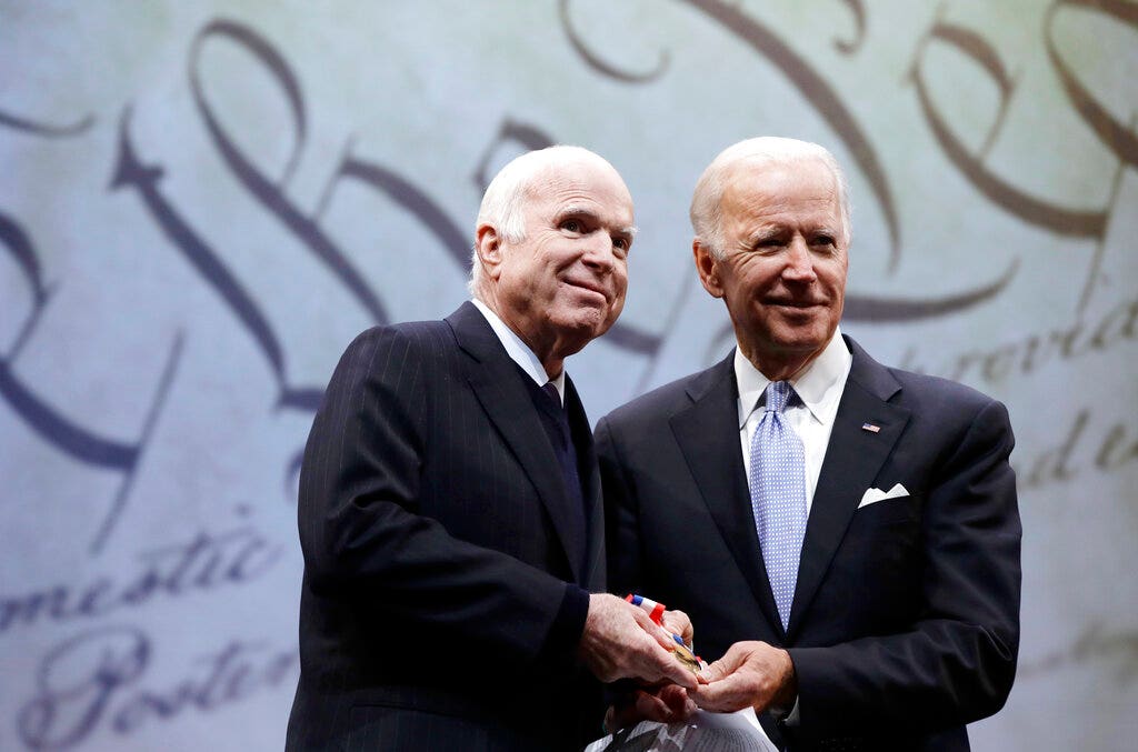 McCain family lauds Biden and Harris following projected win