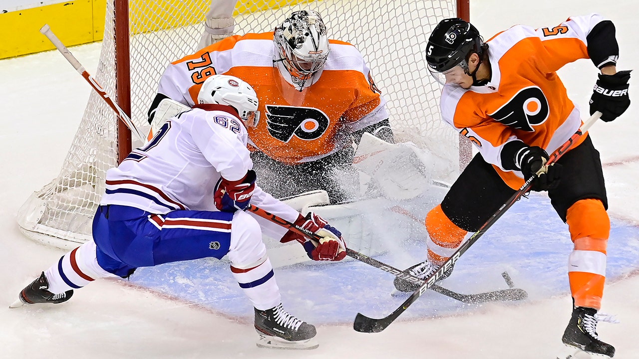 Hart, Farabee help Flyers beat Canadiens in Game 1