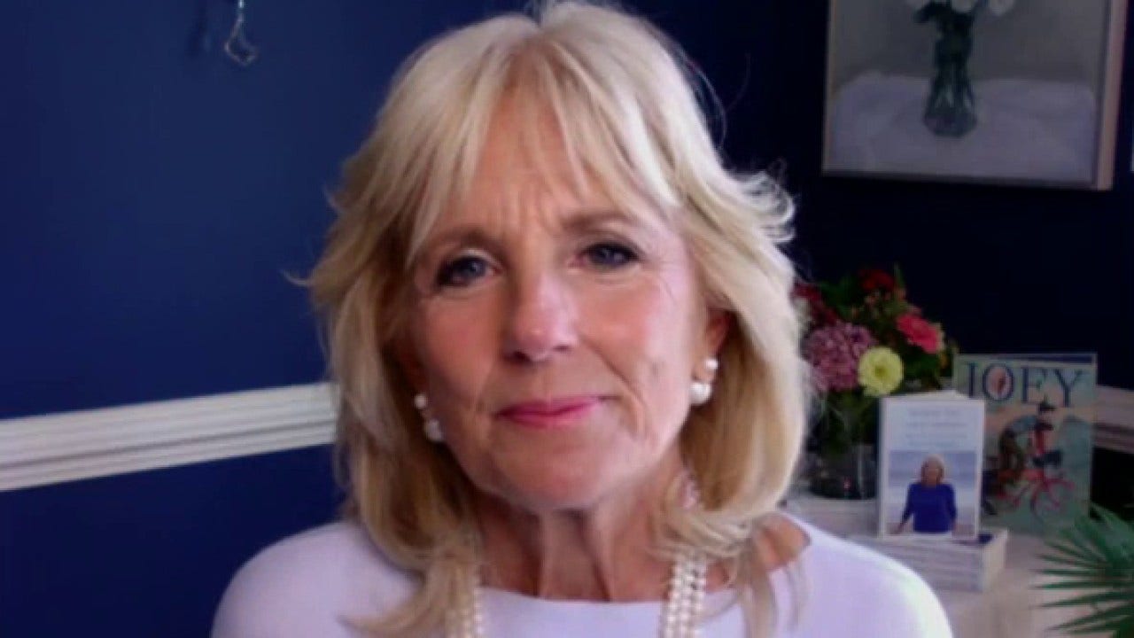 Jill Biden discusses school reopening in classroom with just 2 in-person learning students