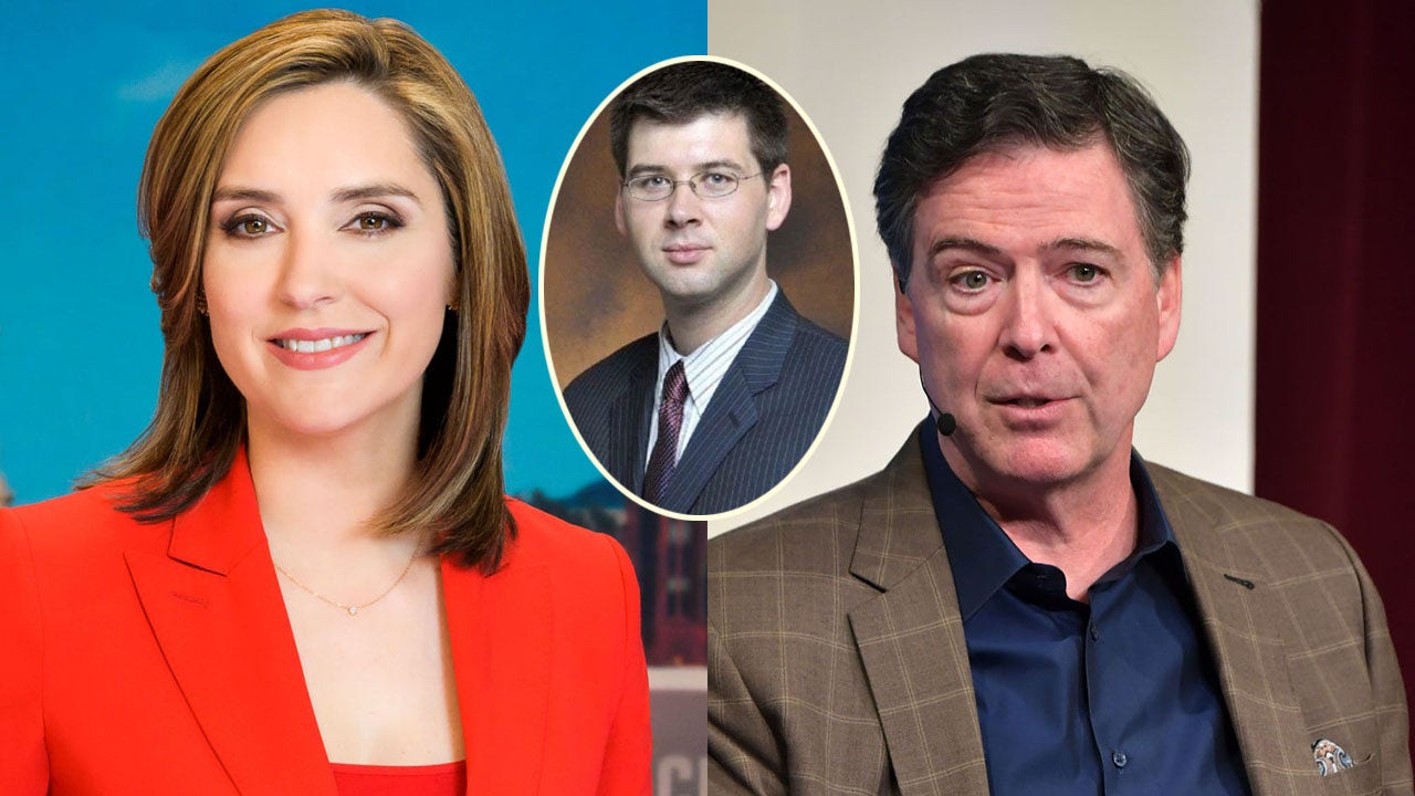 CBS anchor avoids ex-FBI lawyer's guilty plea in Durham probe during Comey interview