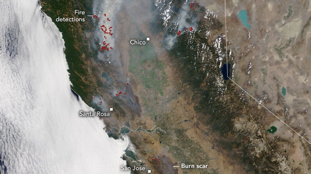 California Wildfires Leave Extensive Burn Scars Containment Grows