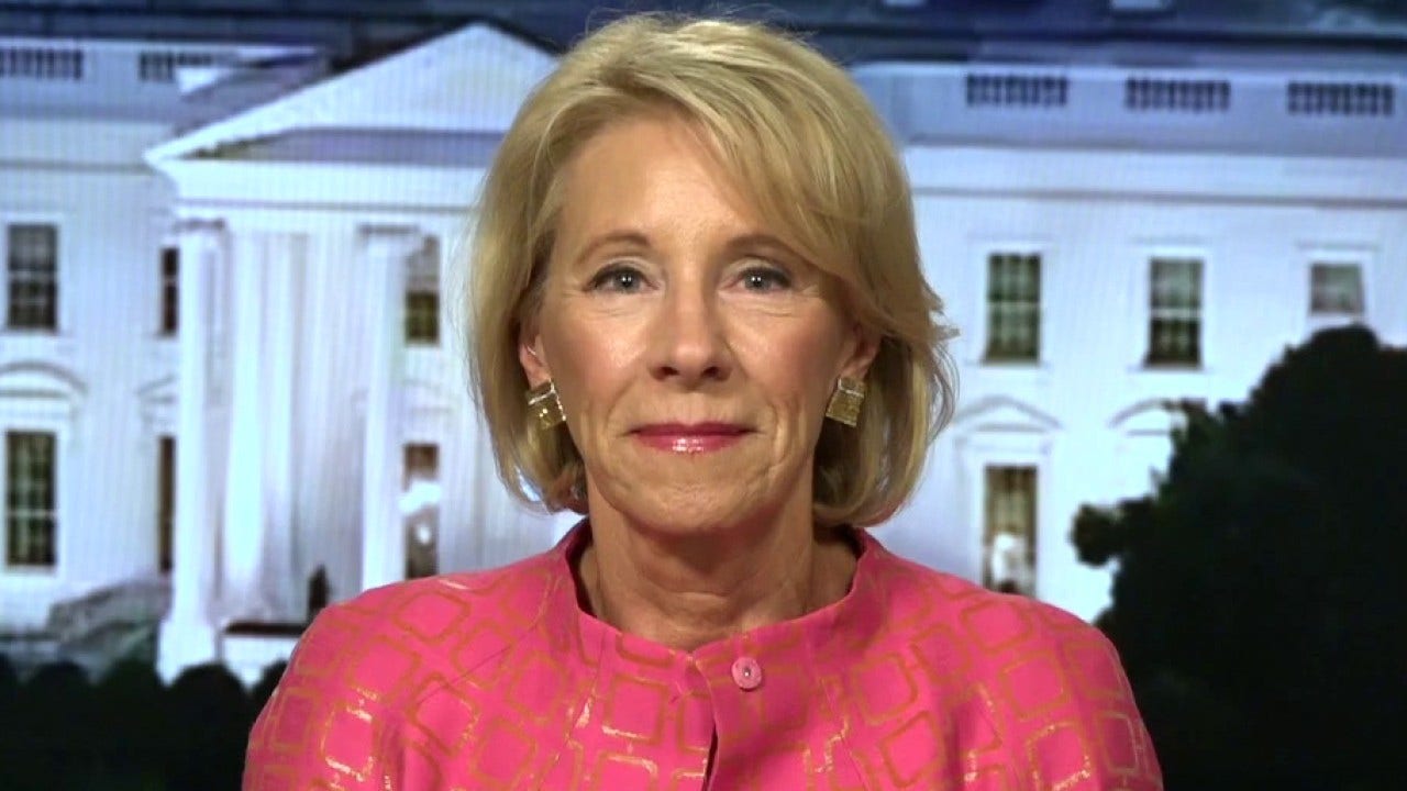 Former Education Sec. Betsy DeVos slams DOJ's 'shameless' attempt to 'intimidate parents into silence'