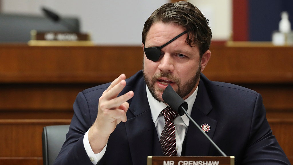 Dan Crenshaw returns to committee after eye surgery that left him blind