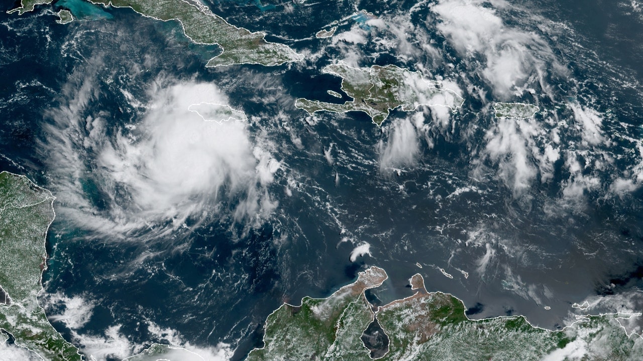 Tropical Storm Nana forms south of Jamaica, earliest 'N' storm