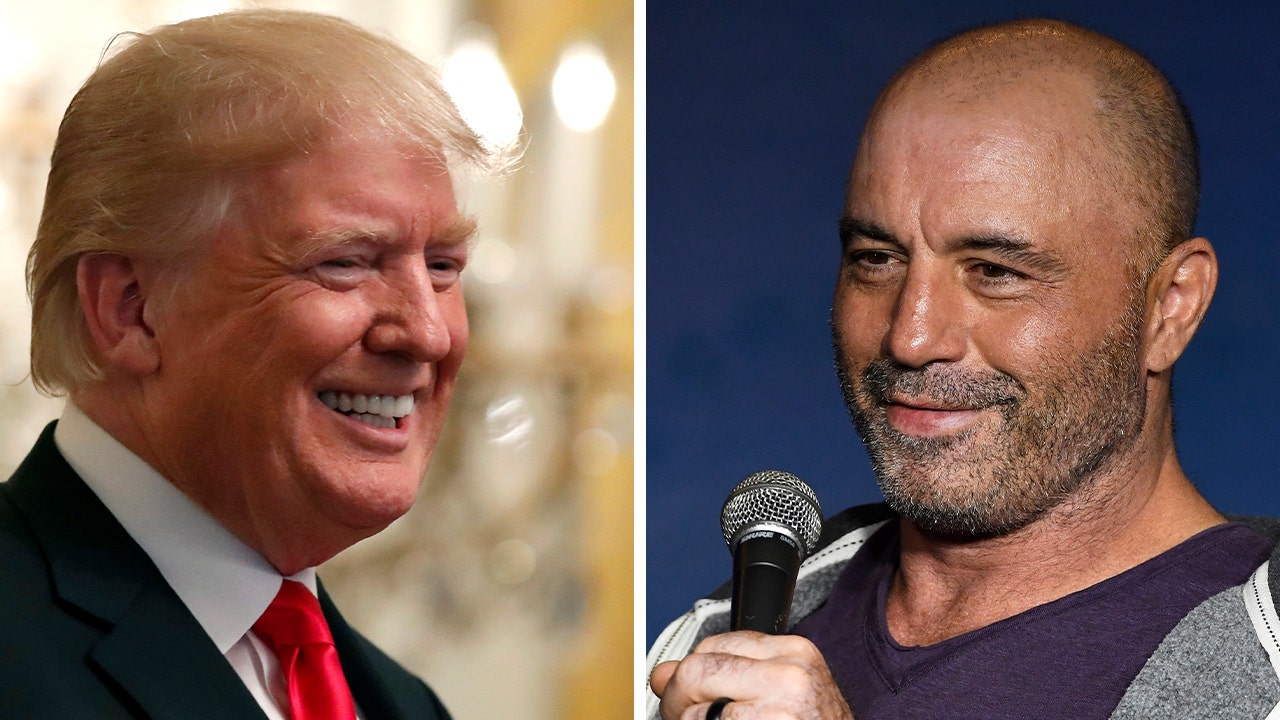 Trump shares clip of Joe Rogan comparing Biden to 'flashlight' with