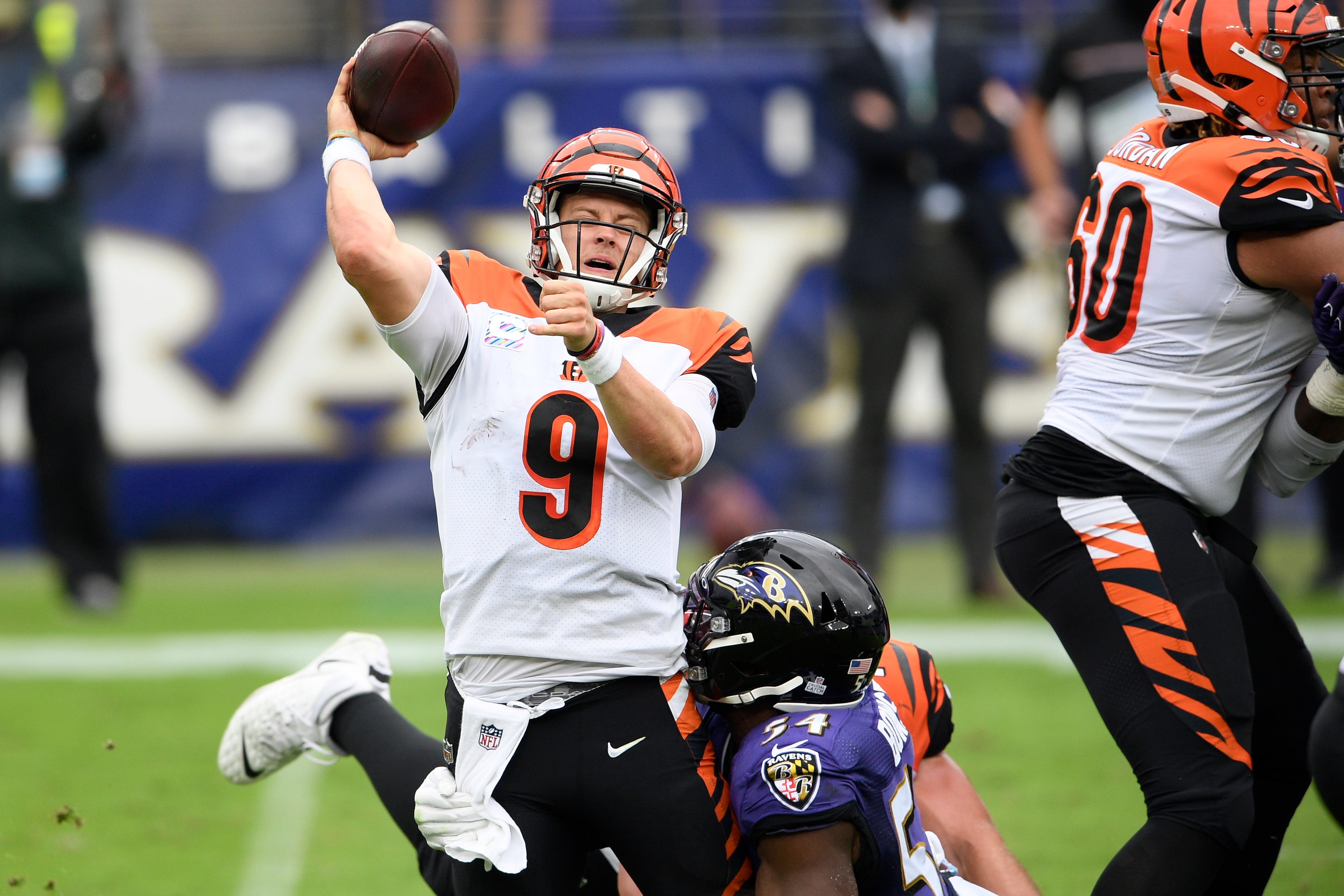 Ravens Get Defensive Stuff Burrow In 27 3 Rout Of Bengals Fox News 