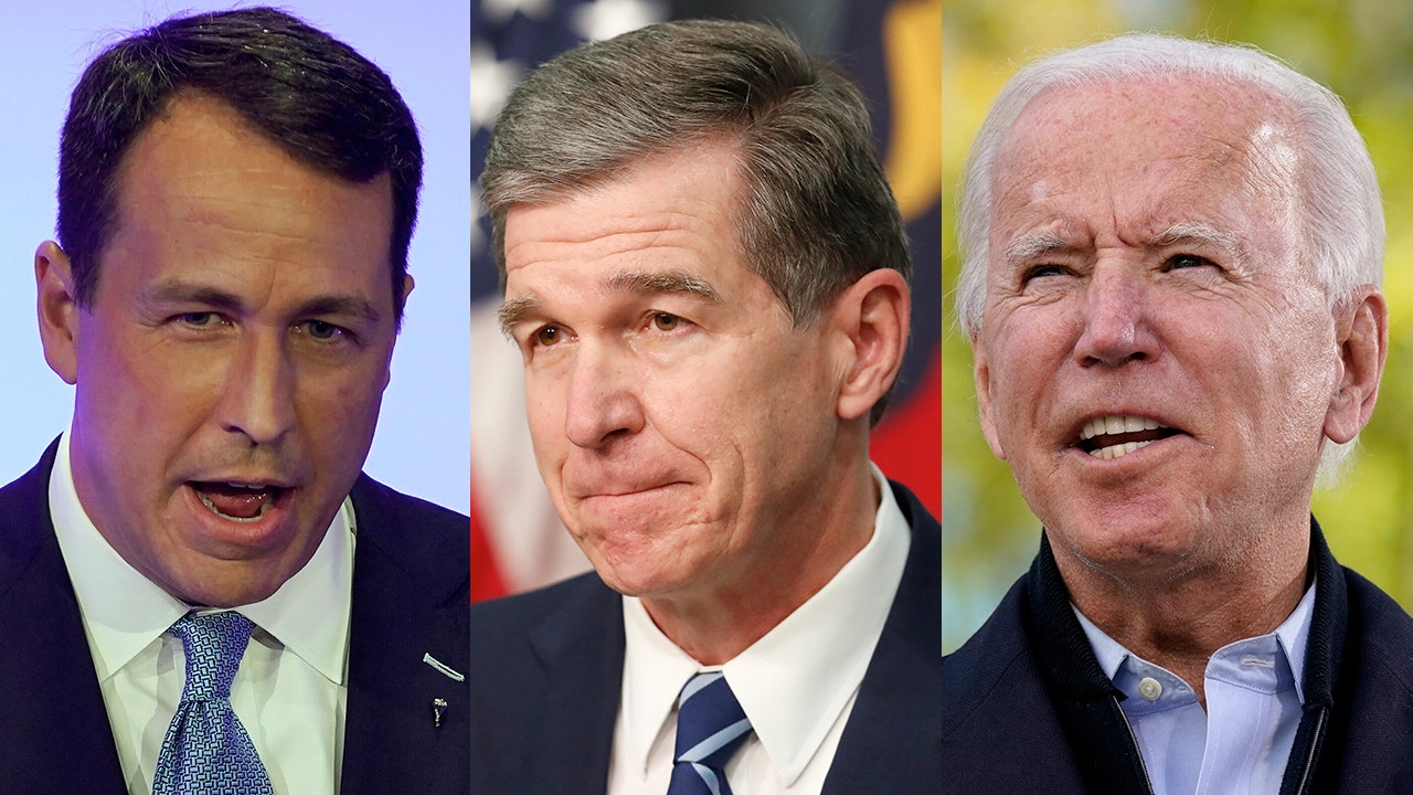 Nc Governor Caught On Hot Mic Telling Biden Theyll Drag Cal Cunningham 