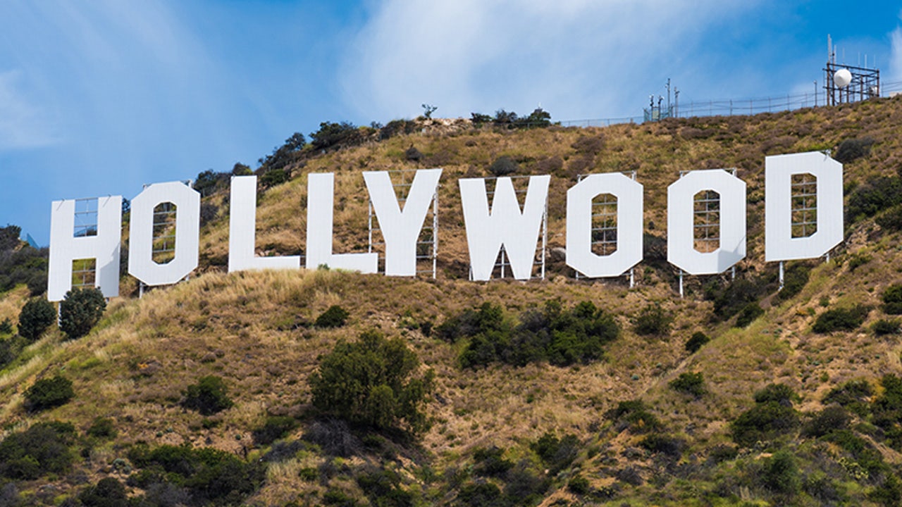 Буквы Голливуд на карте