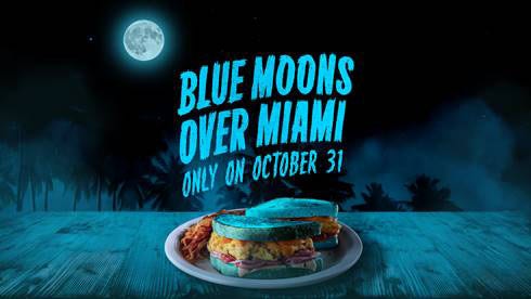 Denny's to offer 'Blue Moons Over My Hammy' sandwich made with blue bread on Halloween - Fox News