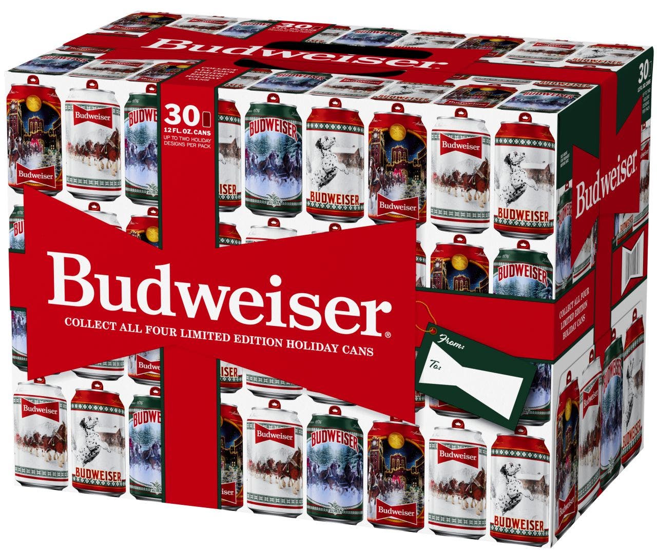 Budweiser unveils ‘2020 Holiday Limited Edition Stein Cans’
