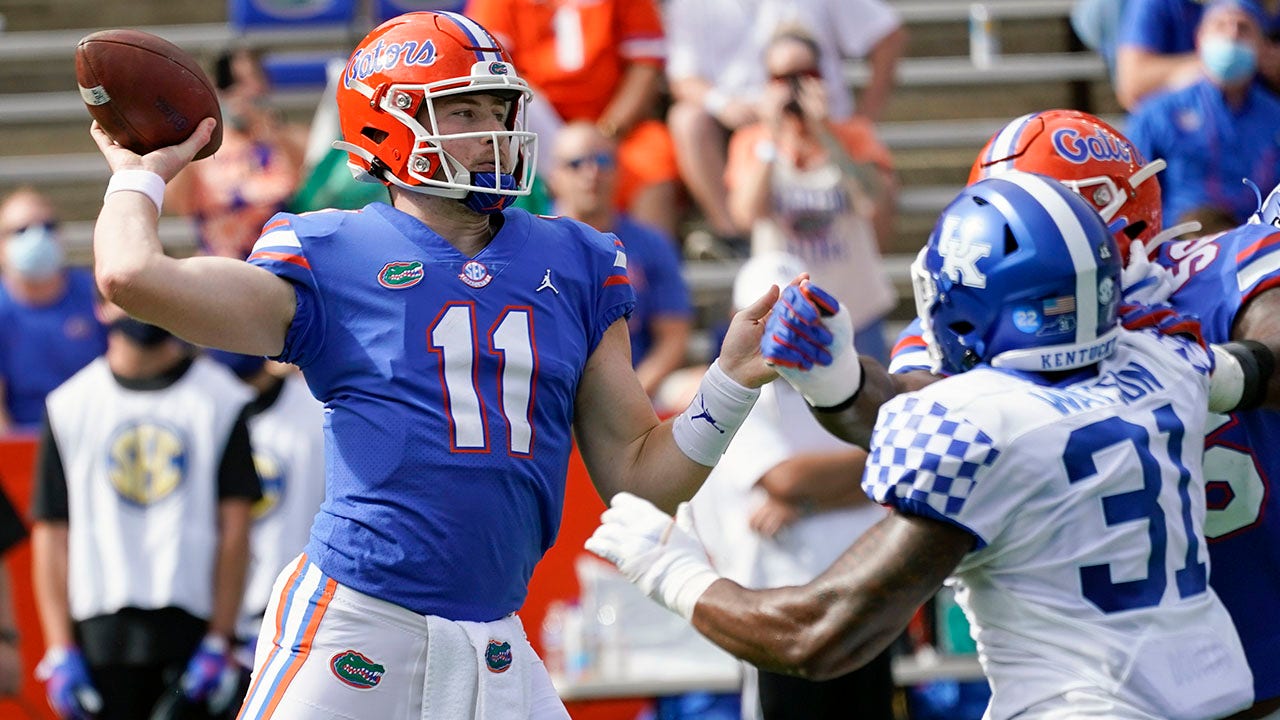 Trask finds Pitts for 3 TDs No. 6 Florida tops Kentucky Fox News