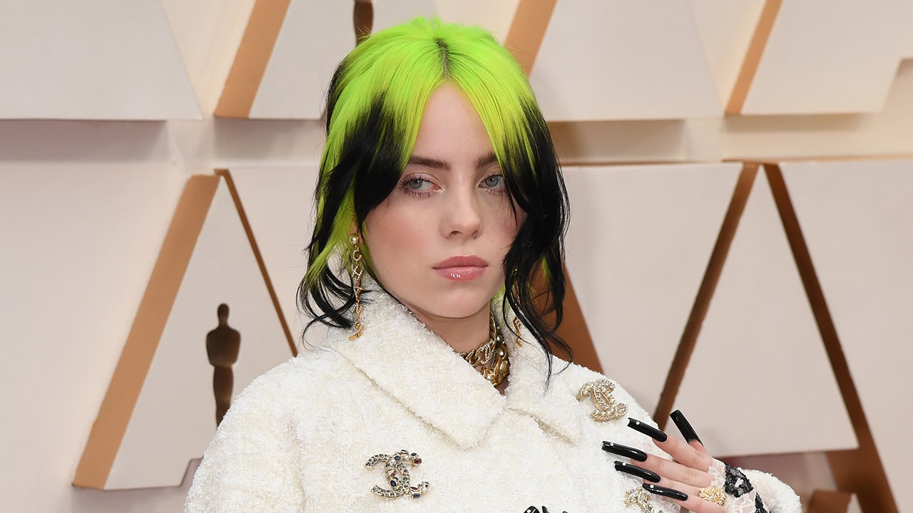 Billie Eilish adds fiery rebuttal to fans criticizing her green and black hair: “Shut up!”
