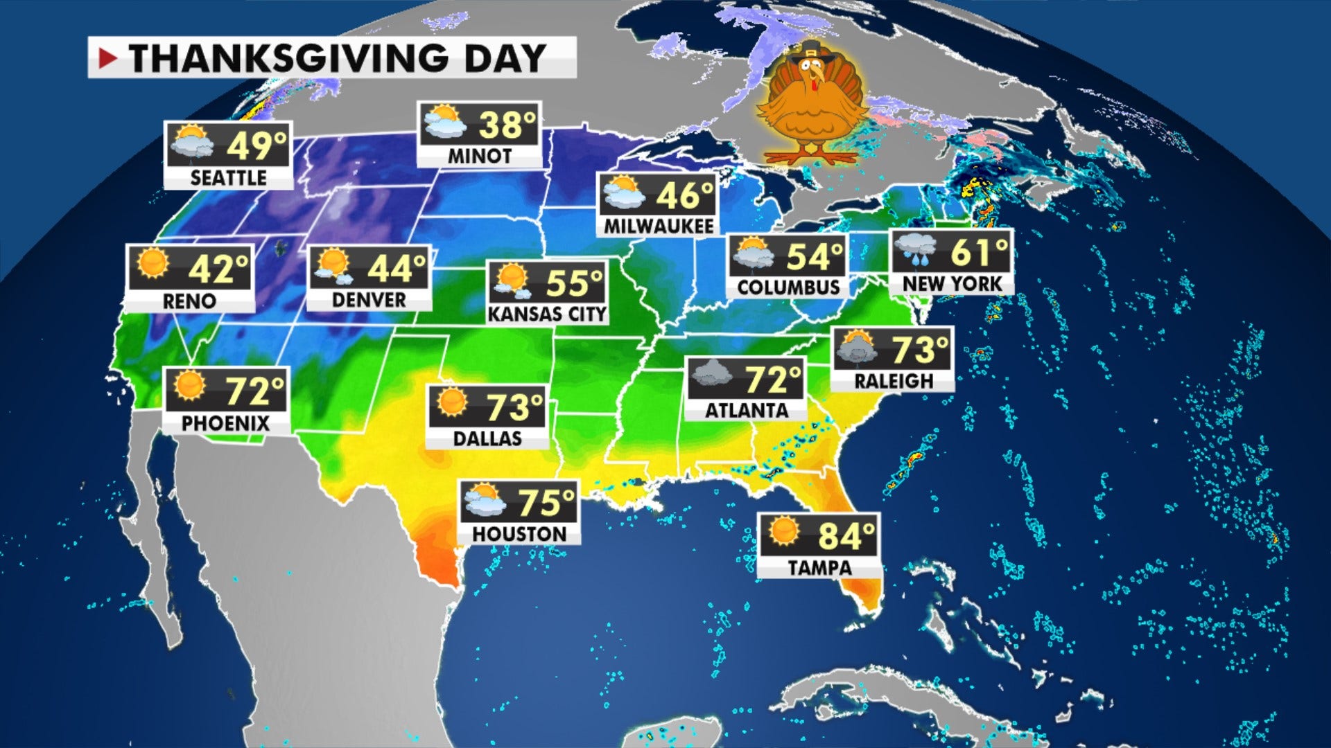 Thanksgiving weather — what to expect