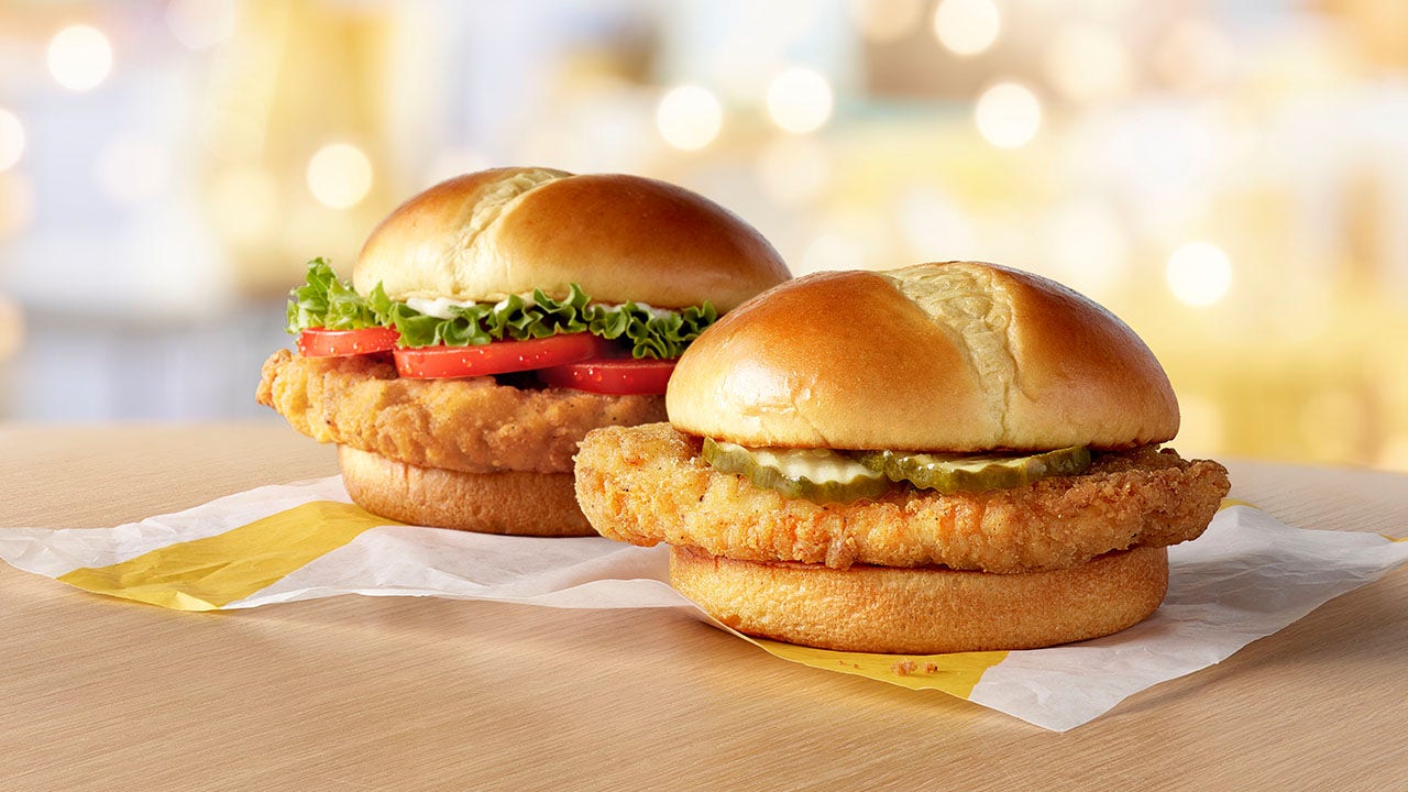 McDonalds Crispy Chicken Sandwich From Houston Knoxville Trial 