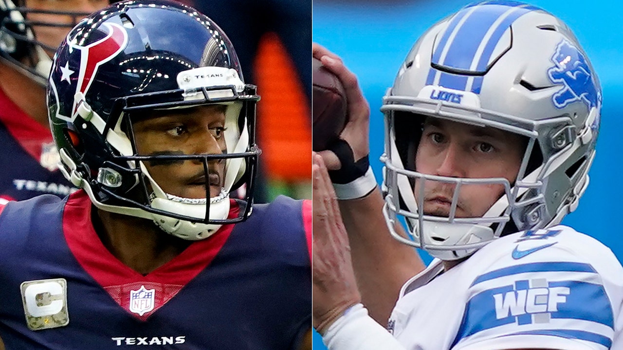 Matthew Stafford, Deshaun Watson kneel during anthem before Lions-Texans  Thanksgiving game