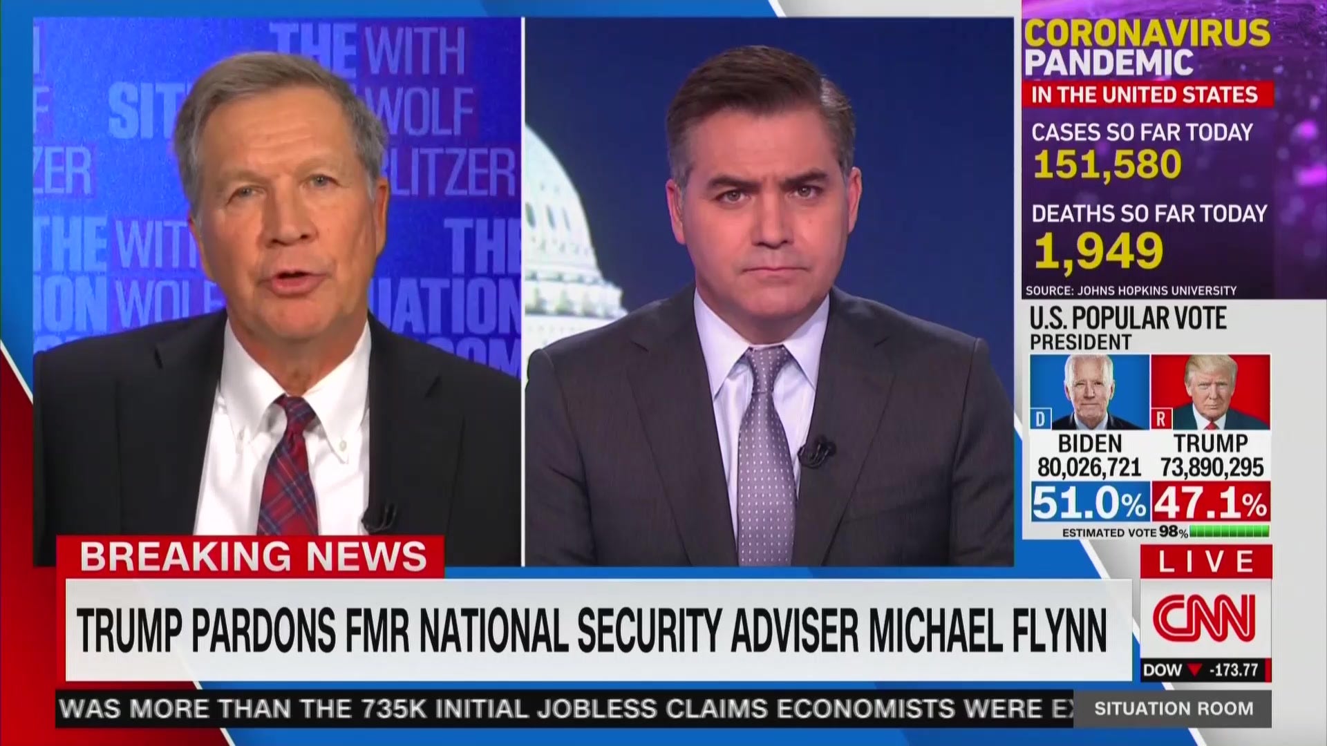 Kasich shrugs off CNN uproar about Michael Flynn pardon during clash with Jim Acosta: 'Let's move on' - Fox News