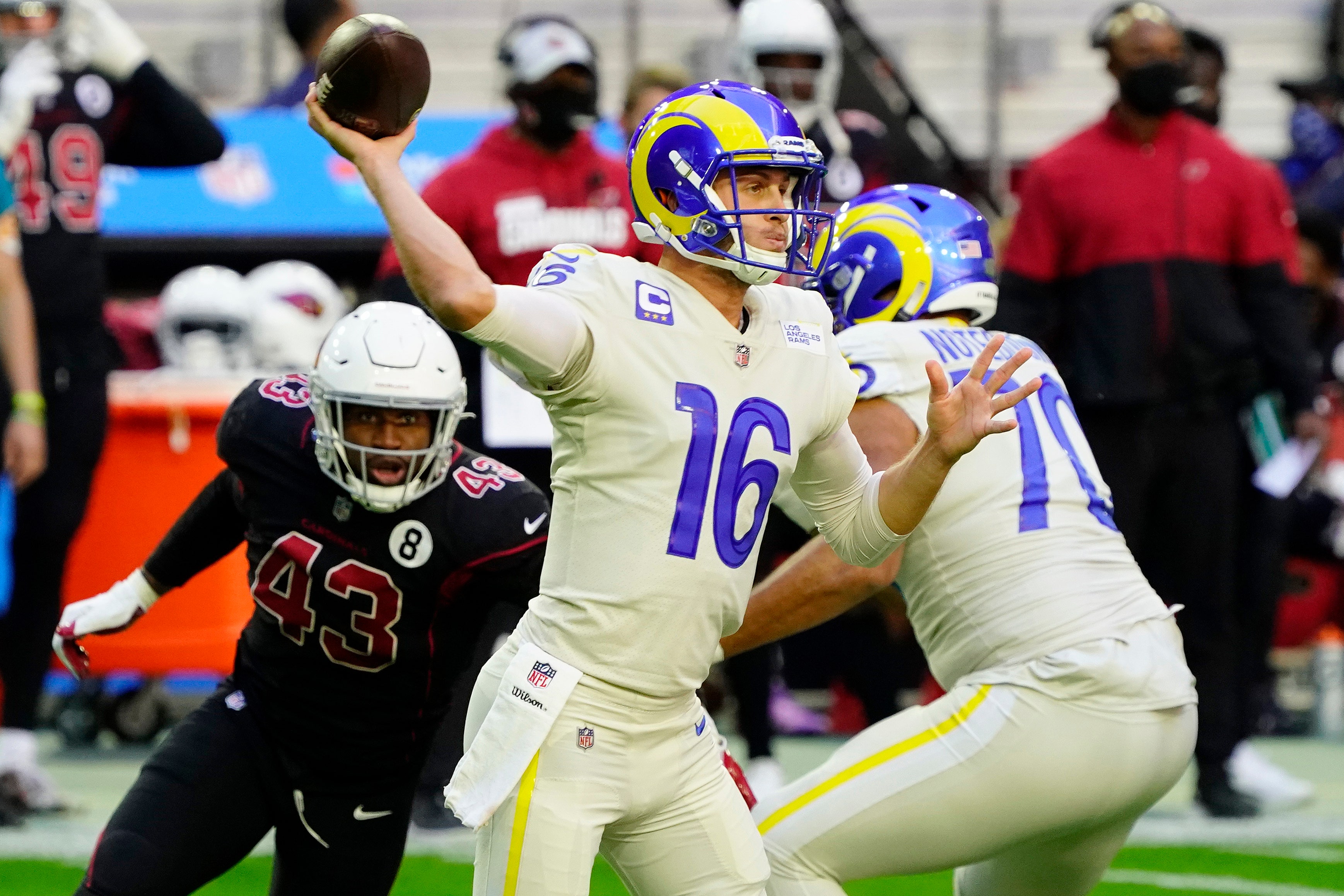 Rams-Cardinals: Los Angeles beats Arizona 38-28, moves to tie atop