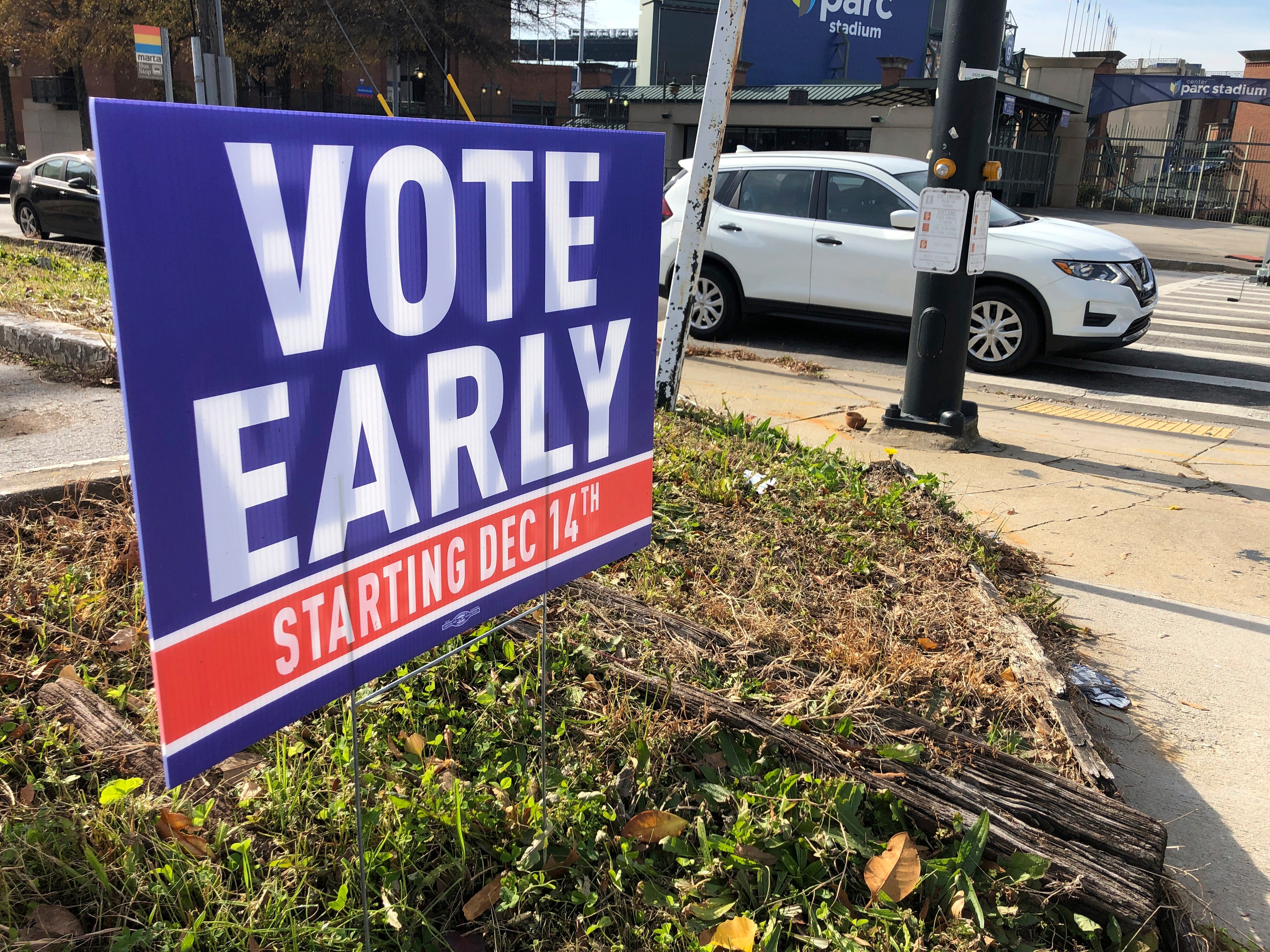 Voters in Georgia hold prayer march ahead of Senate end