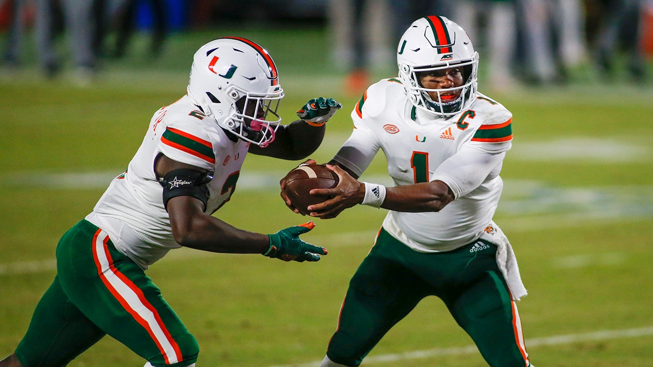 King, defense help No. 9 Hurricanes beat Blue Devils 48-0