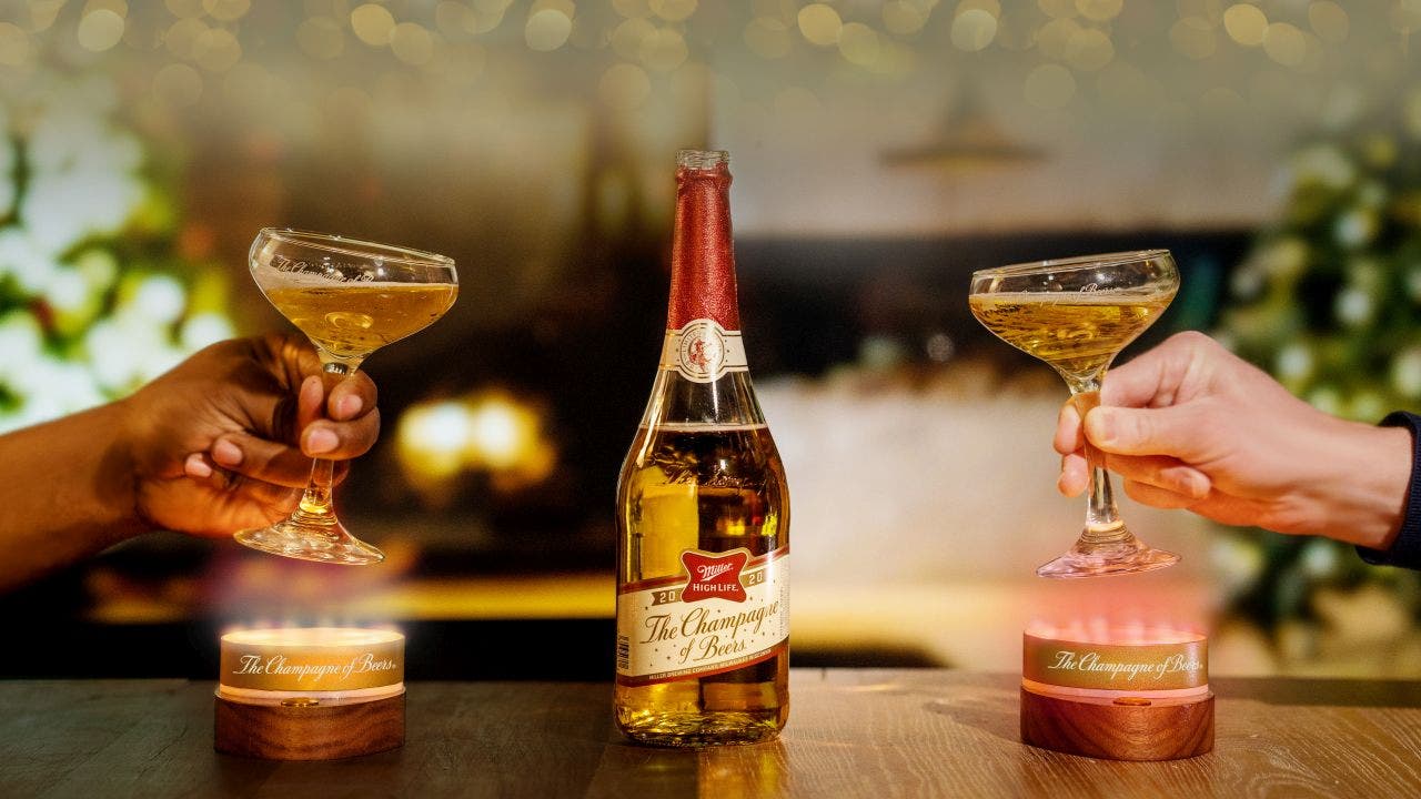 Miller high life champagne coupes sell out in 3 minutes