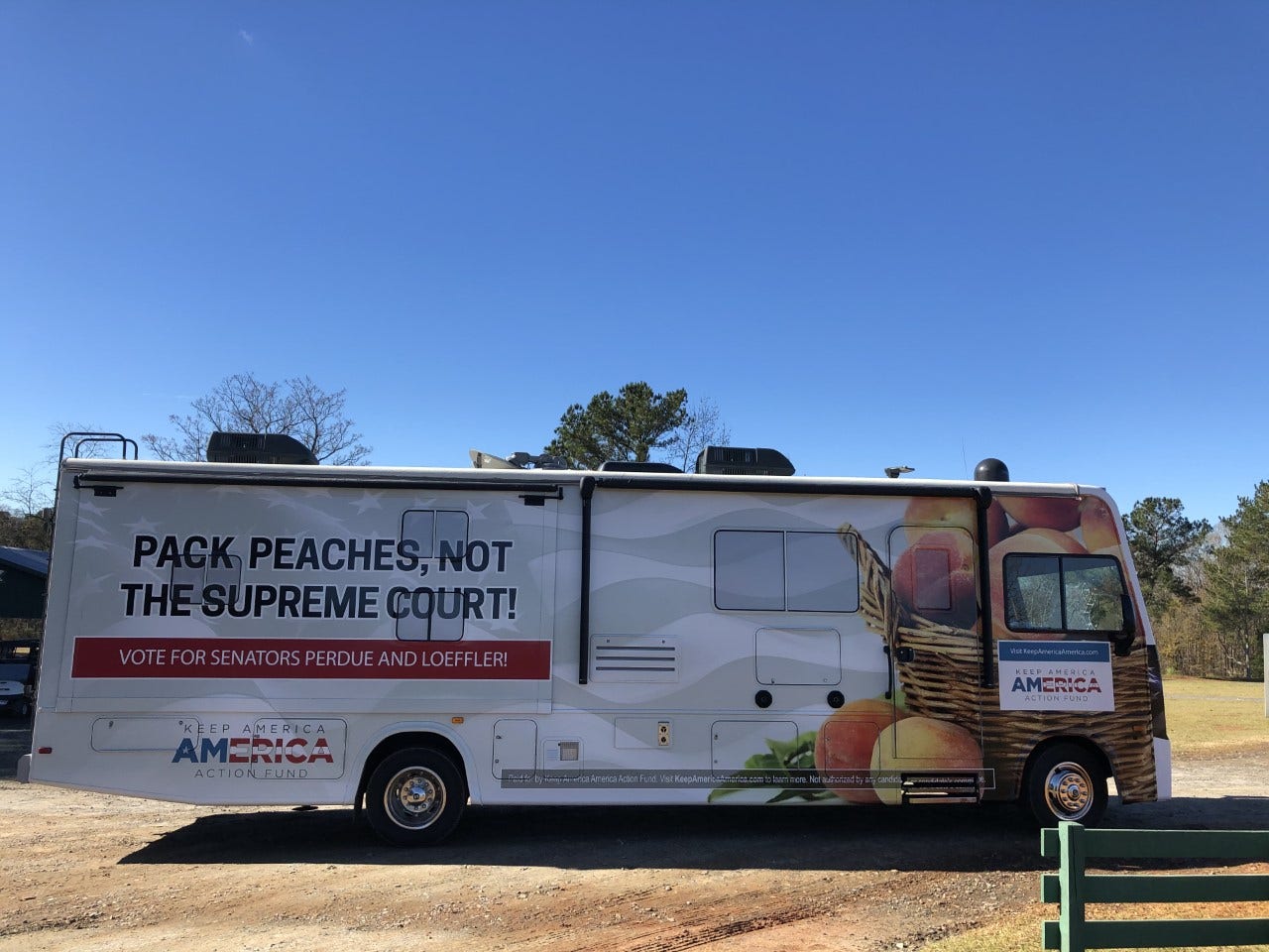 Exterior groups converge on Georgia with bus excursions, on-the-ground volunteers with Senate on the line