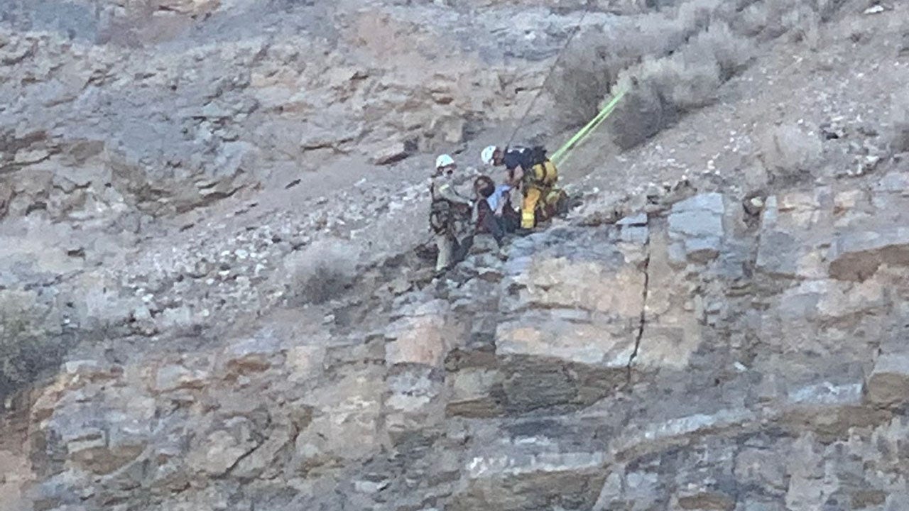 Utah mountaineer survives a 30-meter drop at the edge of a cliff, stranded for 5 hours before rescue