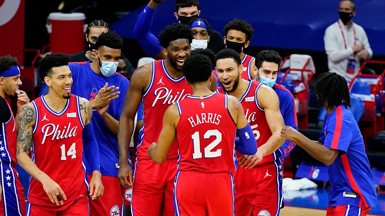 Harris shot in final seconds leads 76ers past Lakers 107-106