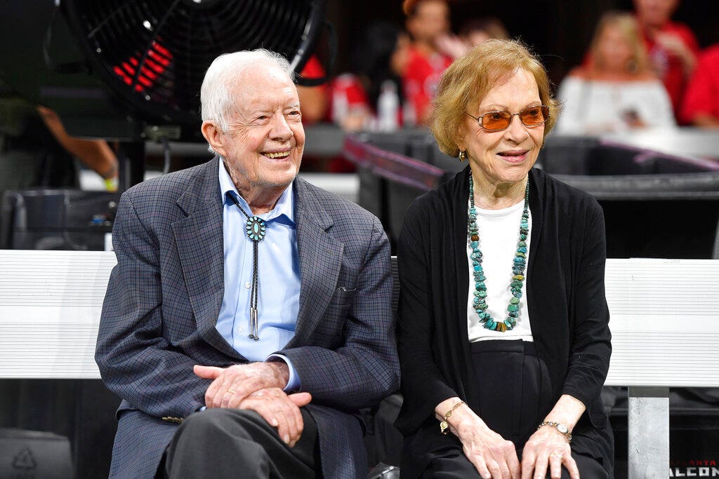 Jimmy Carter, wife Rosalynn celebrate 75 years of marriage