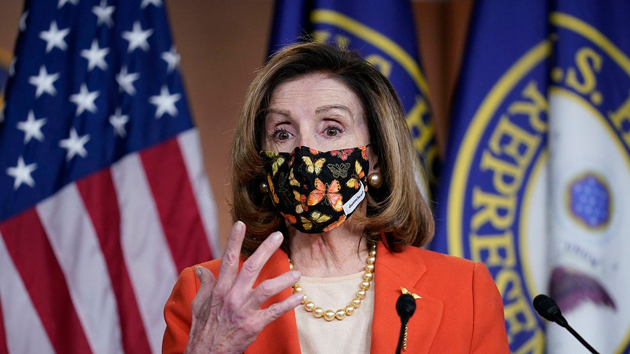 Nancy Pelosi says she is “not worried” about the laptop allegedly stolen during the Capitol riot