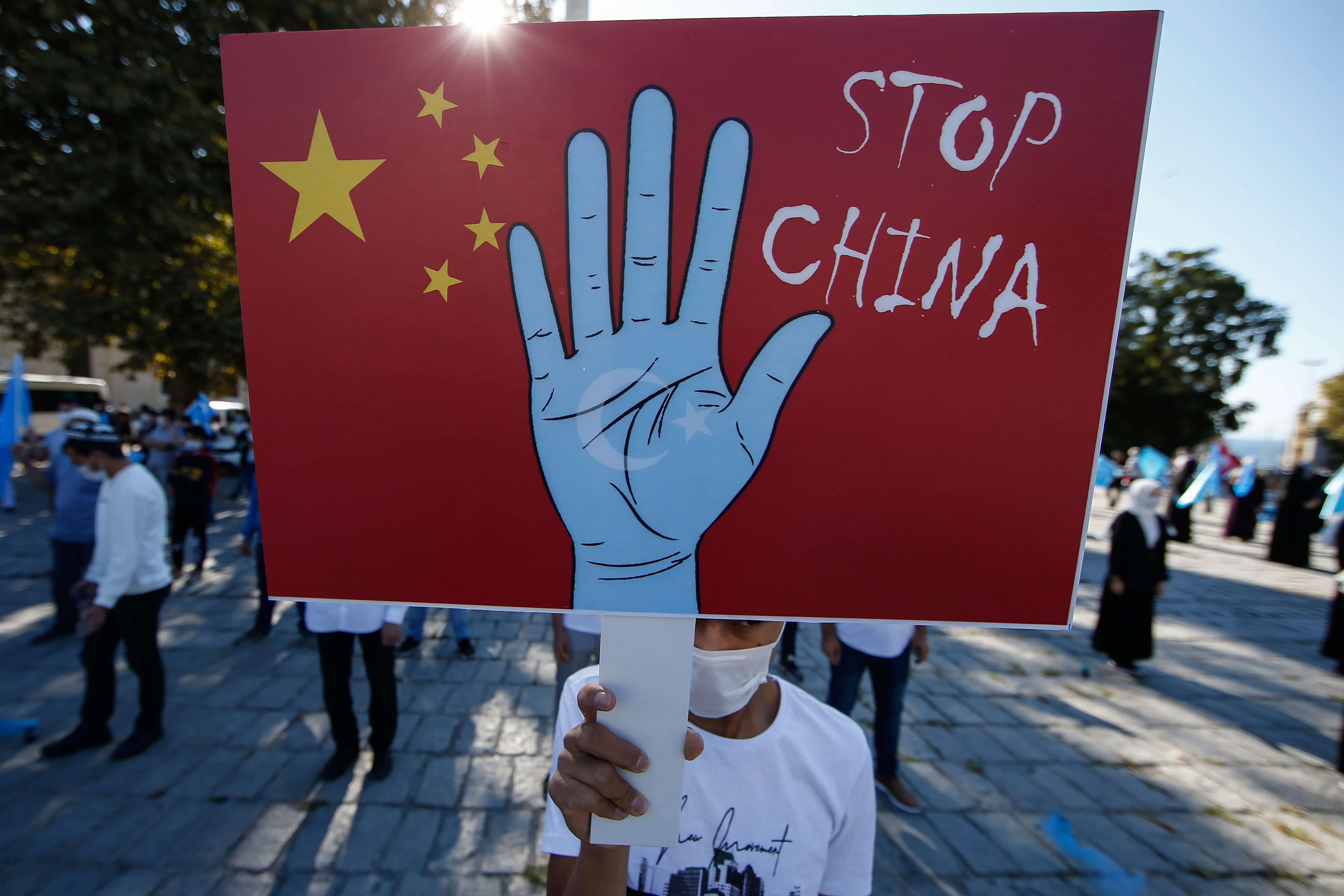 China complains US not cracking down on 'anti-China thugs' outside embassy