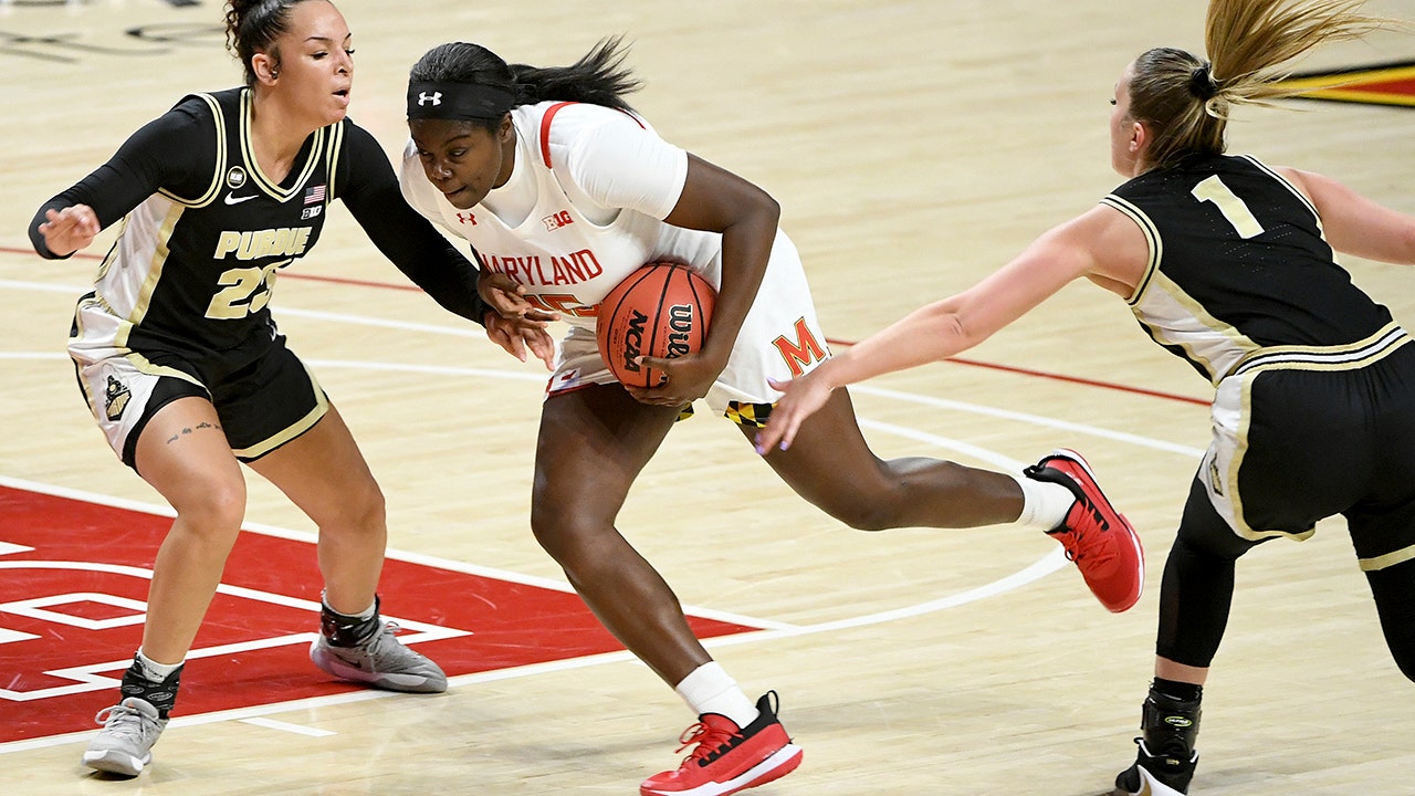 Diamond Miller, Angel Reese, and Ashley Owusu lead the Terrapins