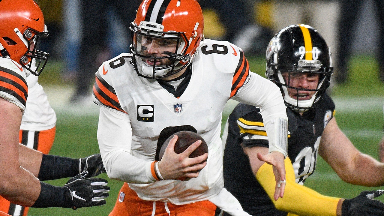 Browns’ Baker Mayfield faced the offensive emergency striker hours before the playoff victory