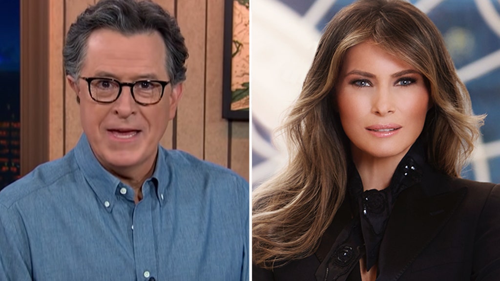 Stephen Colbert The Late Show Give Melania Trump A F You Sendoff Fox News 0179