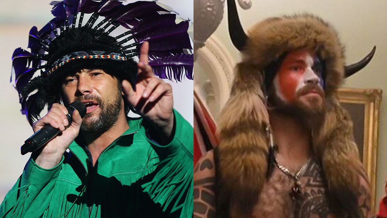Jamiroquai lead singer Jay Kay denies being in Capitol riots after fans mistaken him as a man with a horned helmet