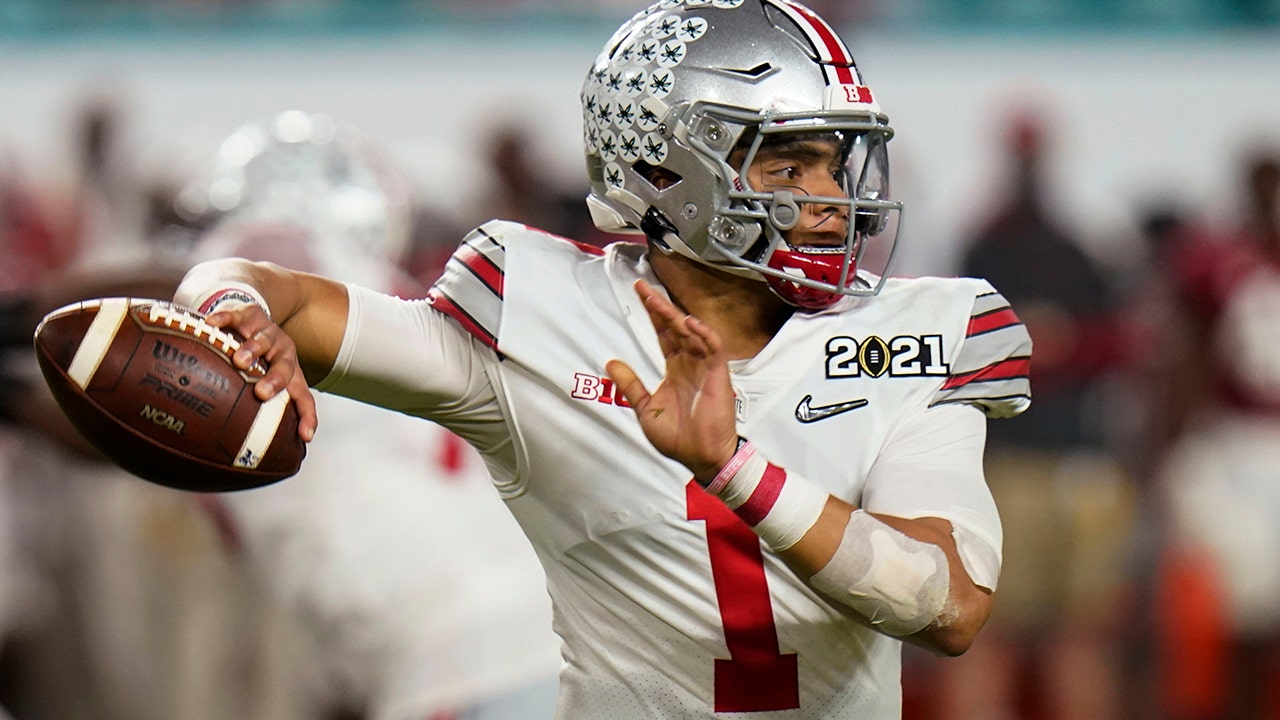 Ohio State quarterback Justin Fields declares for 2021 NFL draft