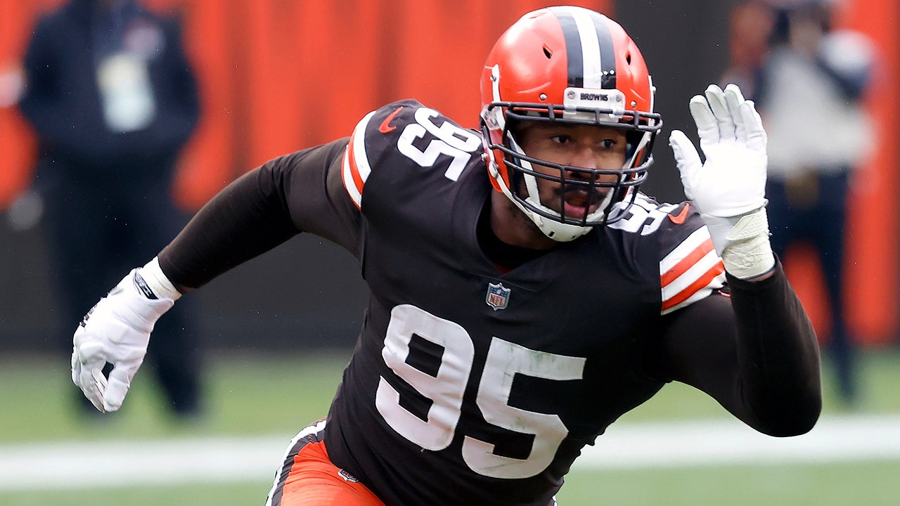 NFL star Myles Garrett admits he 'lost his cool' before hitting