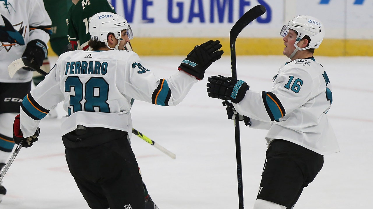 Brent Burns scores late, helps San Jose beat Minnesota 5-3