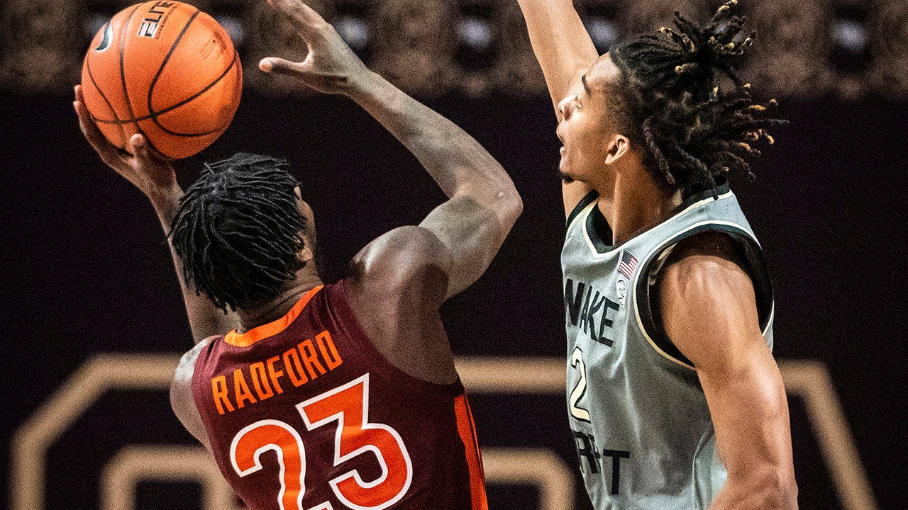 Radford helps No. 20 Virginia Tech beat Wake Forest 64-60