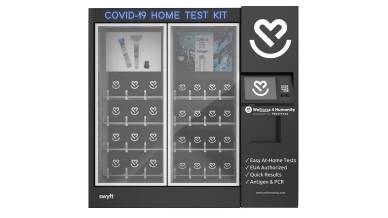 Vending machines selling COVID tests for nearly 150 each launching in