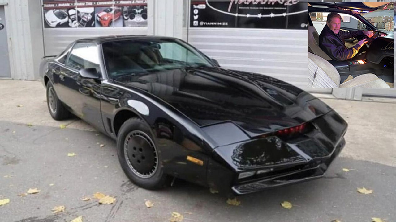 David Hasselhoff’s own KITT replica is being auctioned and he will hand it over to the winner