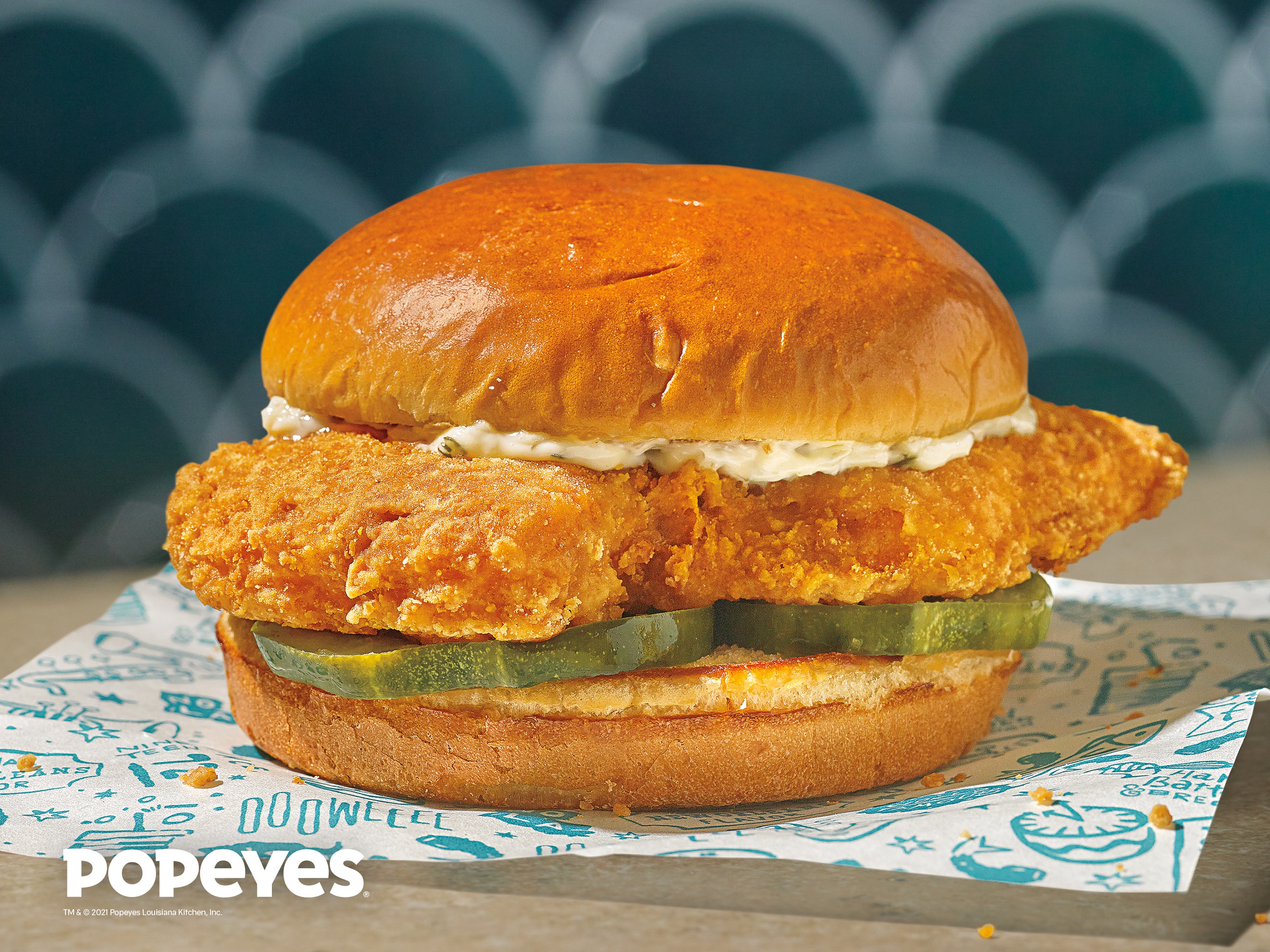 Popeyes follows up his Chicken Sandwich with the first fish sandwich ever