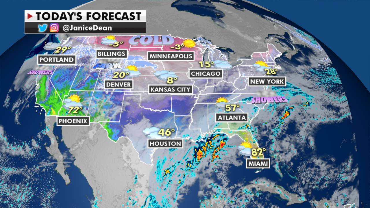 Texas To Get Heavy Snow As US Temperatures Continue Plunging | Fox News