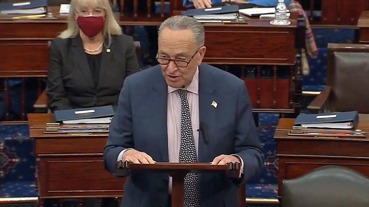Schumer says Senate 'on track' to send Covid relief to president's desk before March 14