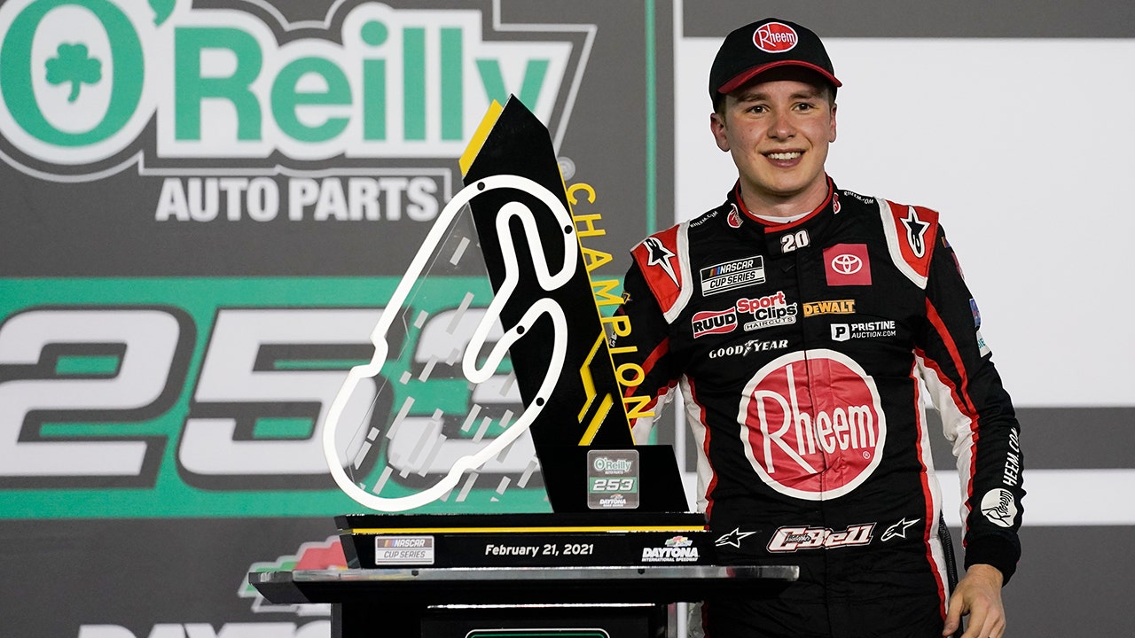 Bell snags first Cup victory in another surprise Gibbs win