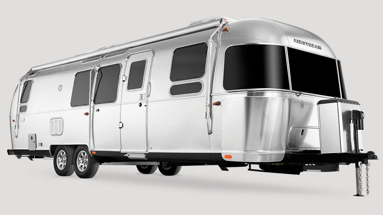 Airstream designs the latest model, a mobile office, with teleworkers in mind