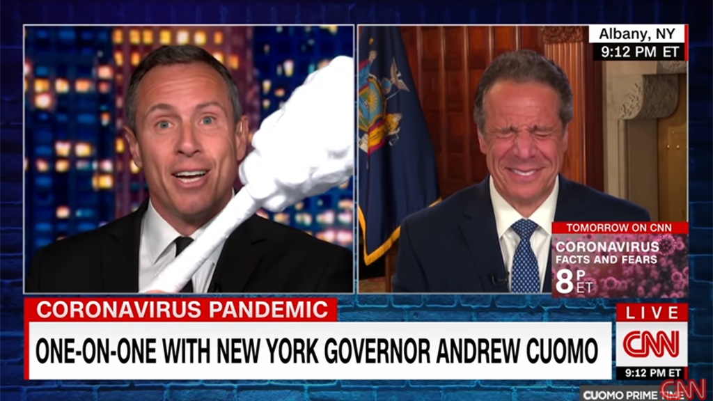 CNN operates 24 hours without mentioning the last Cuomo bomb, involving the network’s star anchor